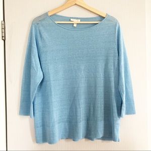 Eileen Fisher Sweater 3/4 Sleeves Medium